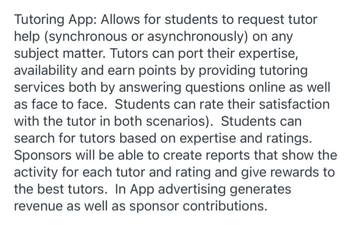 Tutoring App Allows For Students To Request Tutor Help Synchronous Or Asynchronously On Any Subject Matter Tutors Ca 1