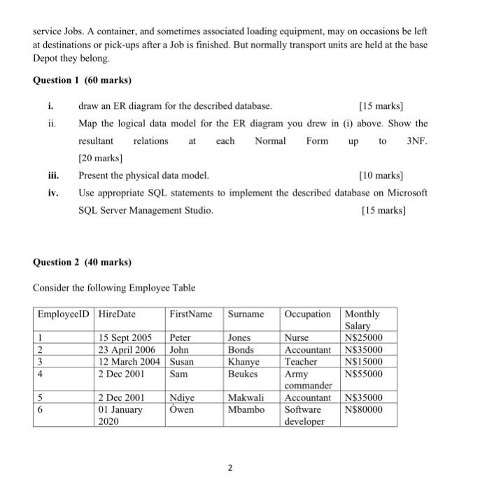 3 07 Pm Mon 9 May Sor 34 Elearning Nust Na Read The Following Scenario Carefully And Answer The Questions That Follo 2