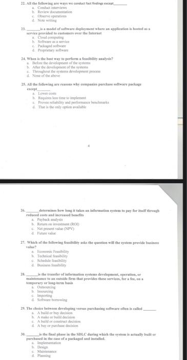 22 All The Following Are Ways We Conduct Acting Contacts Review Doci Obenem 4 Not Write 21 In A Model Of Coware Deploy 1