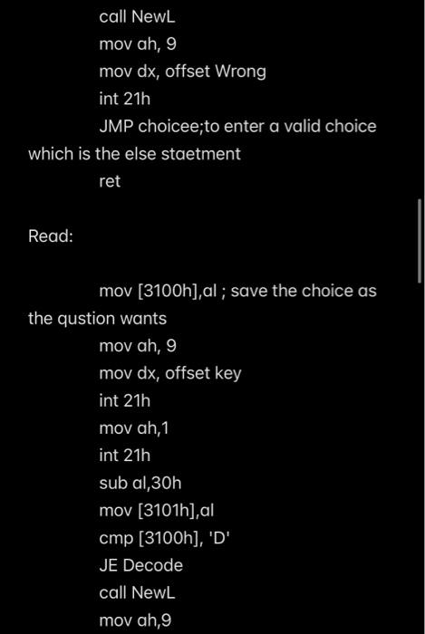 Welcome To The Shift Cipher Program Data Segment Add Your Data Here Enter Db Oah Odh Welcome Db Welcome To The 5