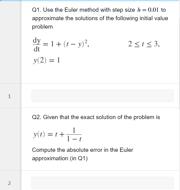 Please Solve It Using Matlab Only 1