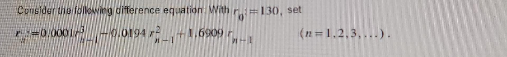 Use Matplotlib To Make A Scatter Plot Of The The First 21 Elements In The Solution Of The Difference Equation That Is 3