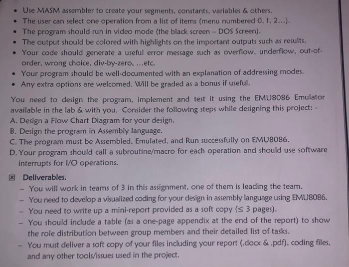 8 Problem Statement Designing An Assembly Language Program That Simulates The Operations Of Veram Cipher Scheme Vcs 3