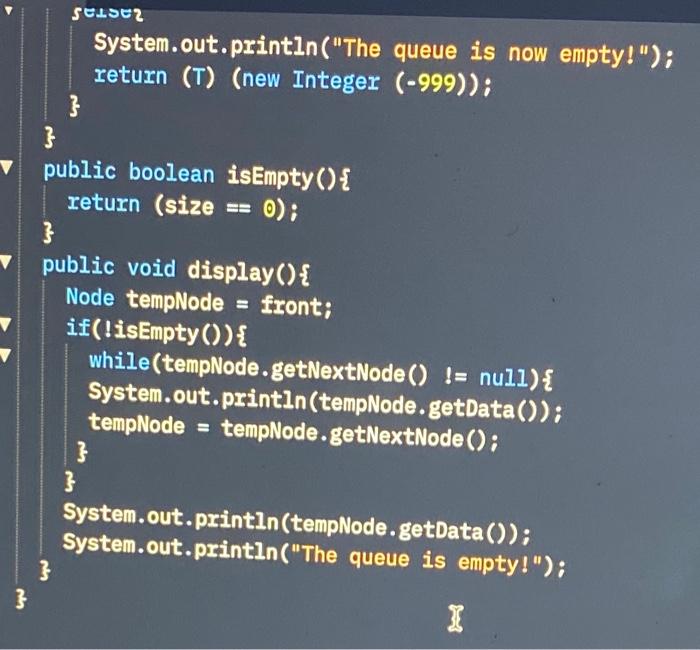Public Class Queue T Private Int Size Private Node Front Rear Public Void Offer T Data Node Tempnode New Node 2