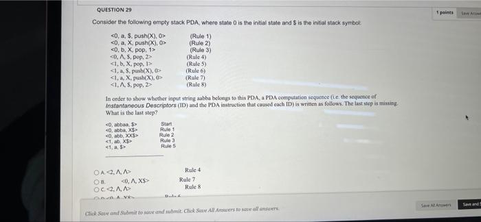 Question 21 Which Listing Of Elements Correctly Describes Set 2x 1k Is An Odd Integer Between 1 And 5 Inclusive Oa 1 6