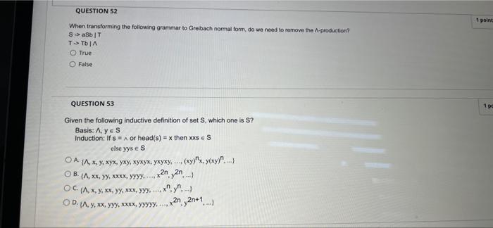 Question 51 For The Following Given Empty Stack Pda Where Is The Start State And Is The Initial Stack Symbol 0 A X P 2