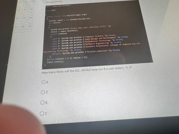 Question 25 5 Points Them 30 19 What Is The Exact Output From Calling The Print Numbers Method Method Printnumbers Be 3