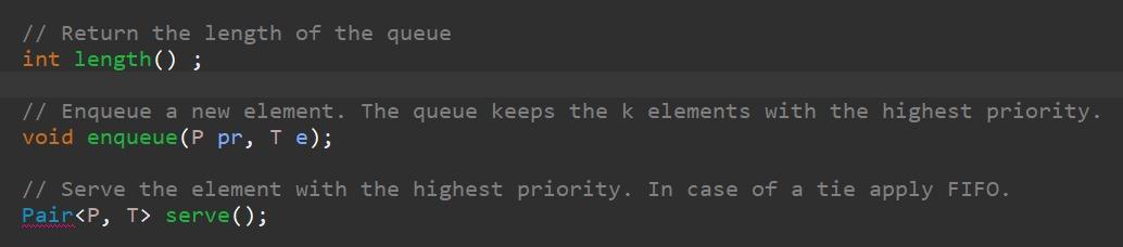 Implementation Of Priority Queue Using Arrays From Scratch In Java Including The Implementation Of The Following Methods 1