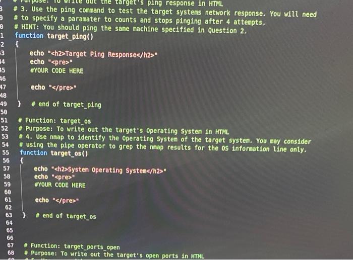 3 9 Target S Ping Response In Html 3 Use The Ping Command To Test The Target Systems Network Response You Will Need 1