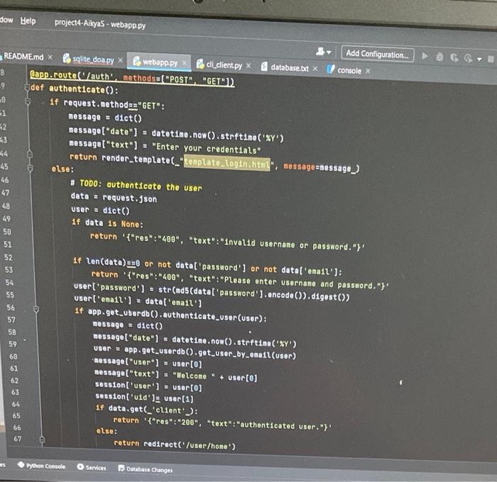 Dow Help Project4 Aikya5 Webapppy 8 K3 42 Add Configuration Readme Md Sqlite Doapy Webapp Py Cli Client Py Database 1