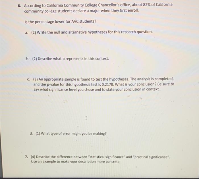 6 According To California Community College Chancellor S Office About 82 Of California Community College Students Dec 1