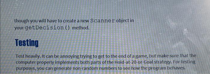 Project 4 Pig The Game Of Pig Is A Jeopardy Dice Game The Rules Are Very Simple 1 Two Players Take Turns Rolling A S 9