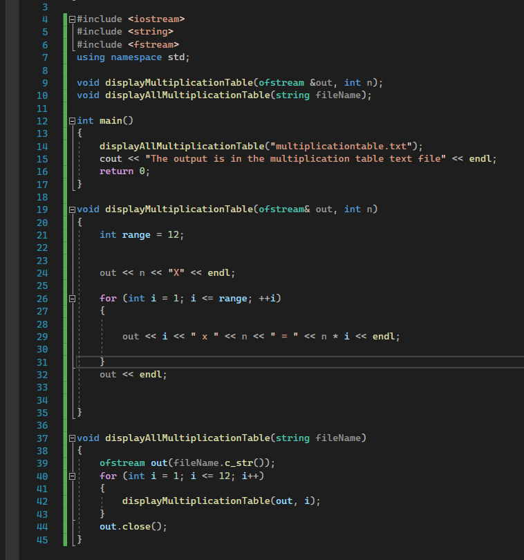 Modify The Program Similar To The Ebook Collection Program The Program Should Only Display The Multiplication Table An 1