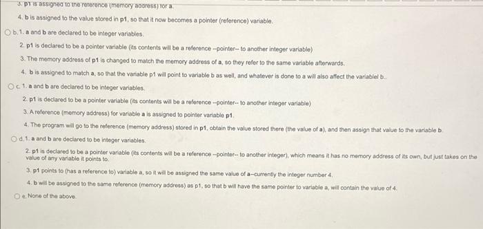 Based On The Code Segment Below Which Of The Answer Choices Best Describes What Happens As Each Statement Is Executed 2