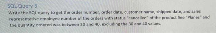 Please Answer Sql Query 2