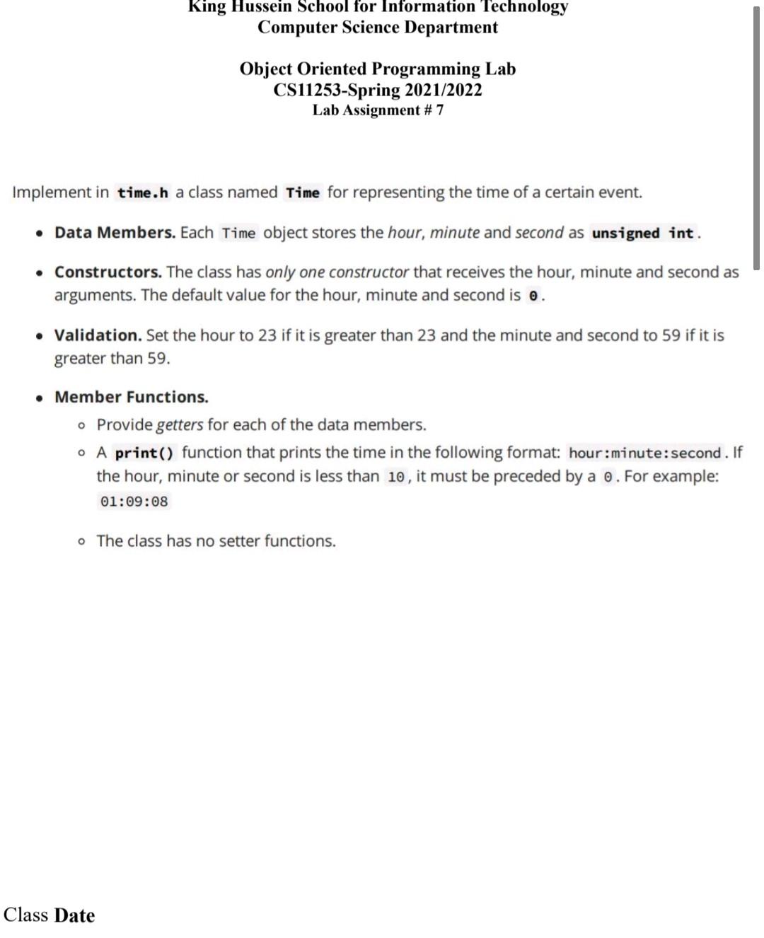 Name Id Section Lab Objectives Practice Using Composition Question You Will Use Oop To Model Flights Where Each 2
