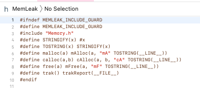 The Attached Files Memory C Memory H And Memleak H Provide A Layer Of Code Between An Application And C Dynamic Memor 3