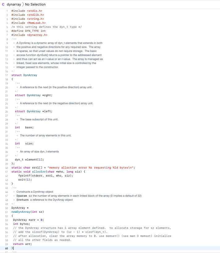 This Week S Assignment Is To Create A Dynamic Array A Dynamic Array Is An Array That Grows As Needed It Supports Both 2