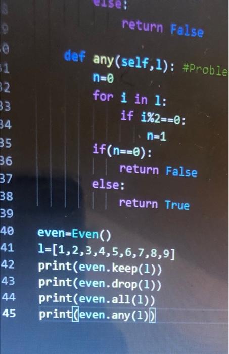Problem 4 Any All Filtering Counting 5x5 Points For This Problem You Should Define All Functions Within The Even 4