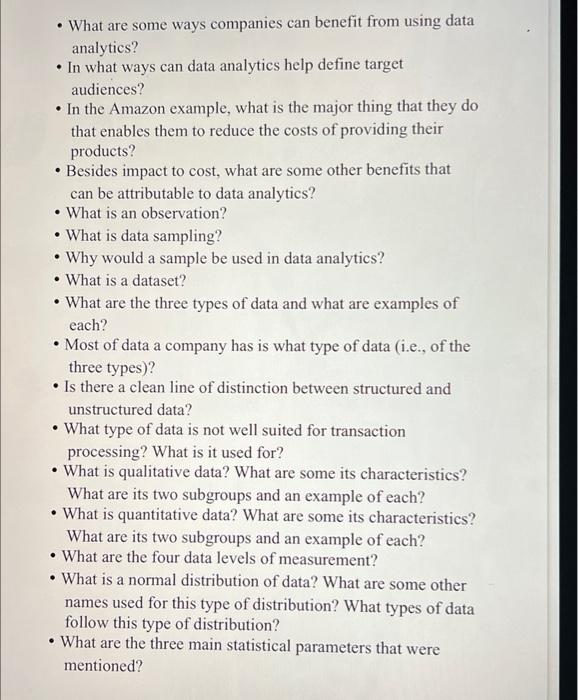 What Does Data Analytics Help To Extract From Data And What Is It Used For What Are Some Problems Or Questions Th 2