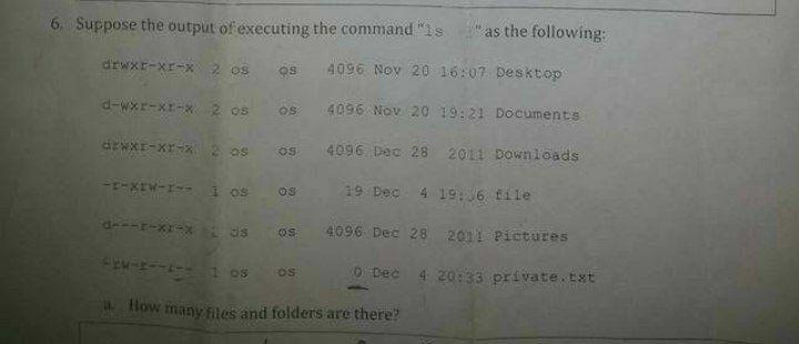 Suppose The Following Figure Shows A Part Of Our Debian Filesystem Tree According To This Figure Write The Appropriate 3