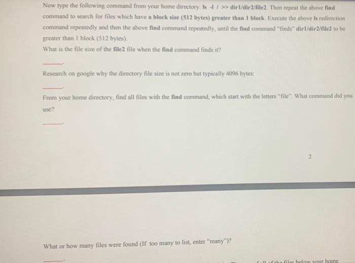For The Following Exercises Log Into Any One Of The Student Accounts Use The Man Pages Online Help If You Need Comma 4