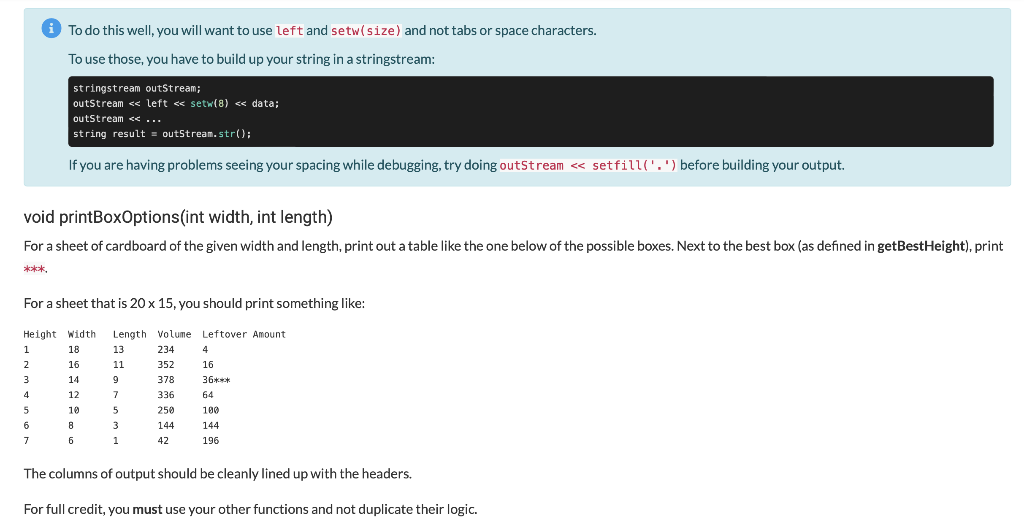 Box Functions C Using Qtcreator I Need The Functions In C Not Picture Of Some Piece Of Paper I Need Actual Help 5