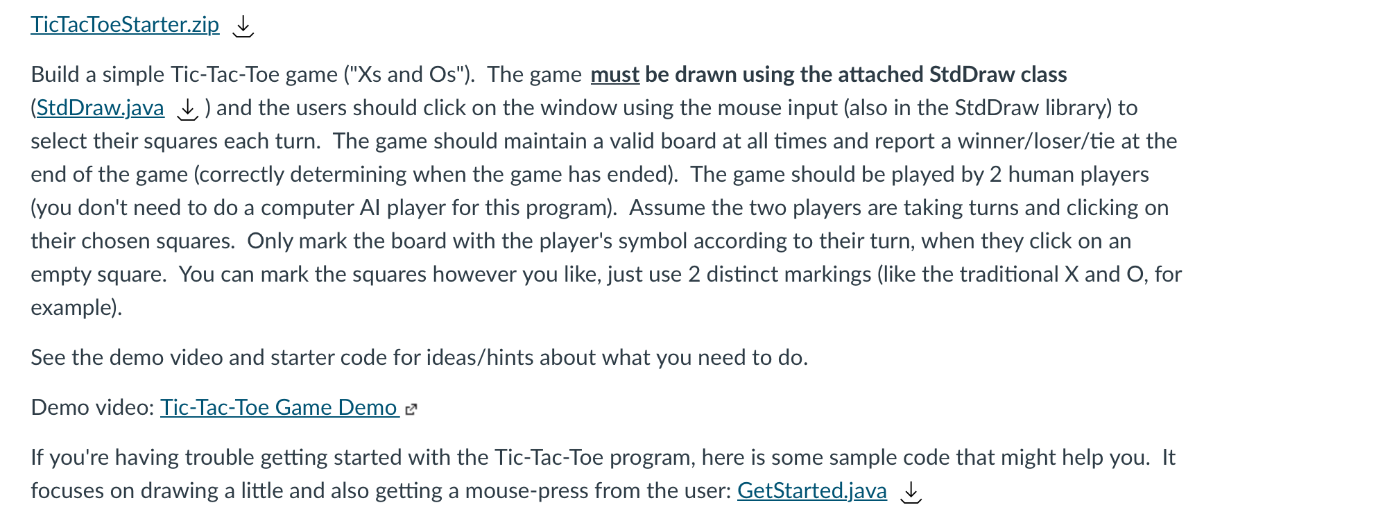 Must Be Done In Java And Use The Stddraw Java File 1