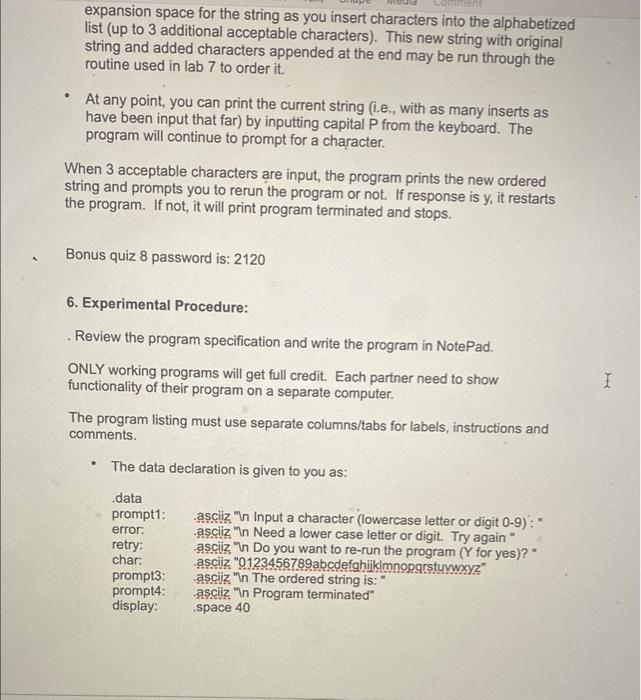 4 Pre Work Read The Program Description Below Make Sure That You Clearly Understand The Requirements If Not Consu 2