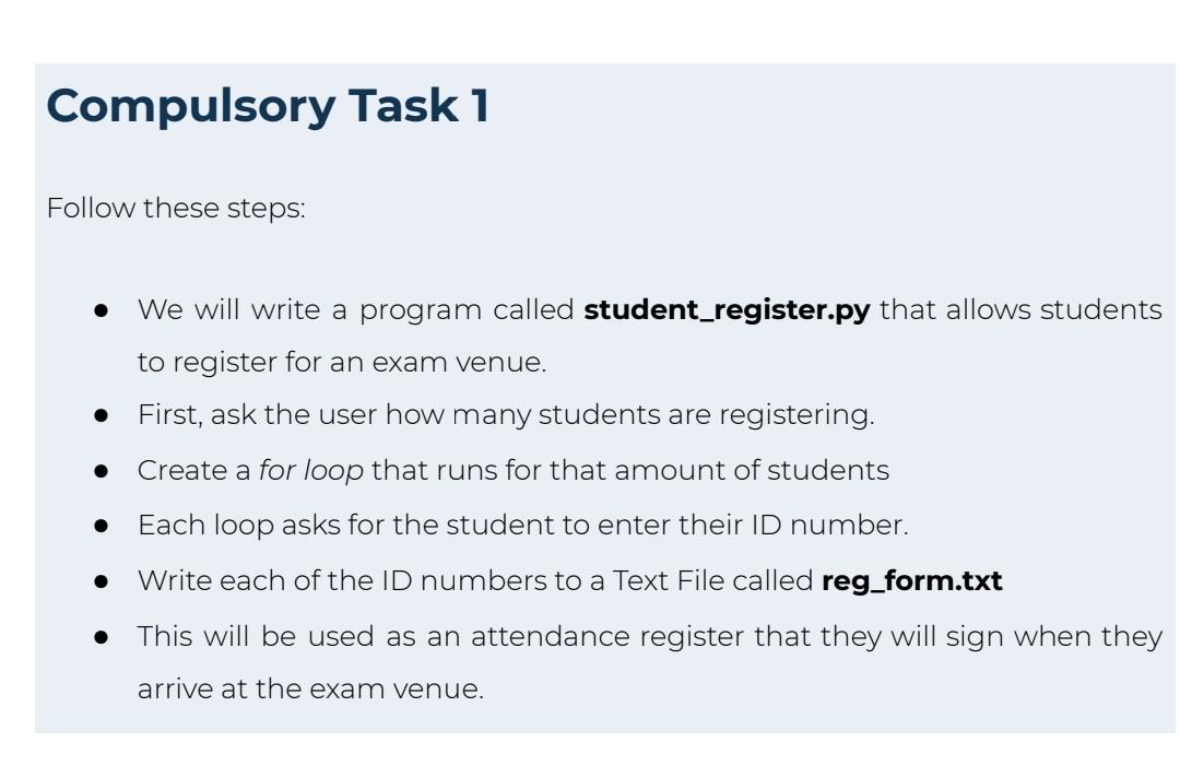 Compulsory Task 3 Follow These Steps Create A Python File Called Amazon Py In This Folder Write Code To Read The Con 2