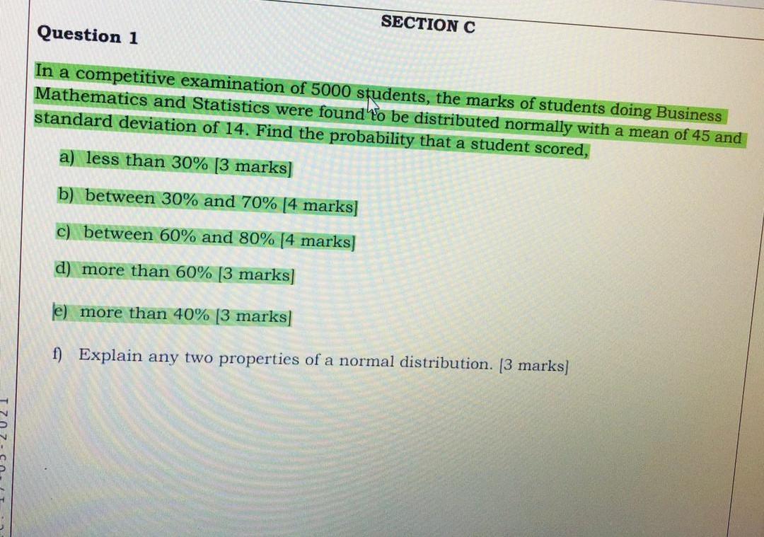 Dear Expert Please Assist Me With The Highlighted Questions Thank You 1