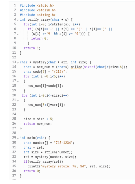 1 What Is The Output Of The Program 2 Does This Program Have Any Memory Leak If Yes Where Should Free Be Placed U 1