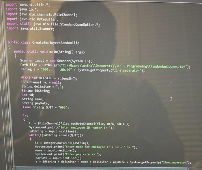 Import Java Nio File Import Java Io Import Java Nio Channels Filechannel Import Java Nio Bytebuffer Import Stati 1