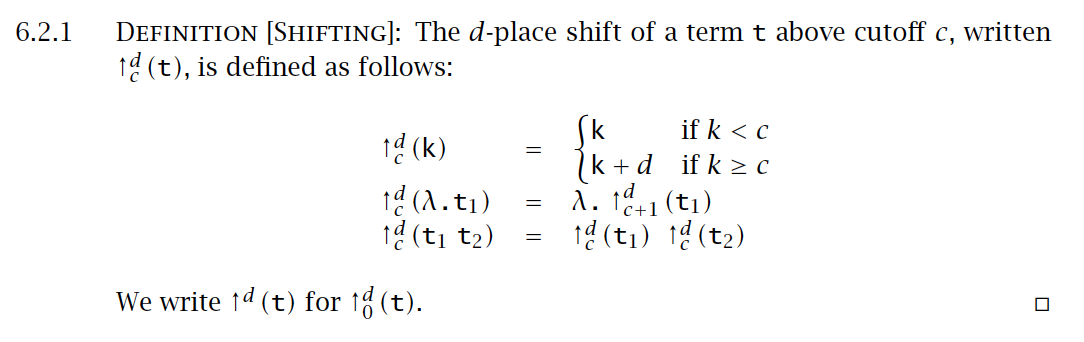 What Are The Naming Contexts Why Is The Shifting Operation Definition 6 2 1 Introduced What Is The Role Of The Cutof 1