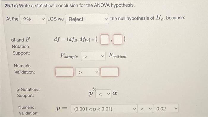 25 1 The Anova Table Below Is The Result Of A Skin Scratch Test For High School Students Grouped According To Blood Typ 3