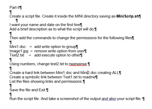Hey For This Assignment I Have To Write A Script According Down Below For Ubuntu I Really Appreciate The Assistance 1