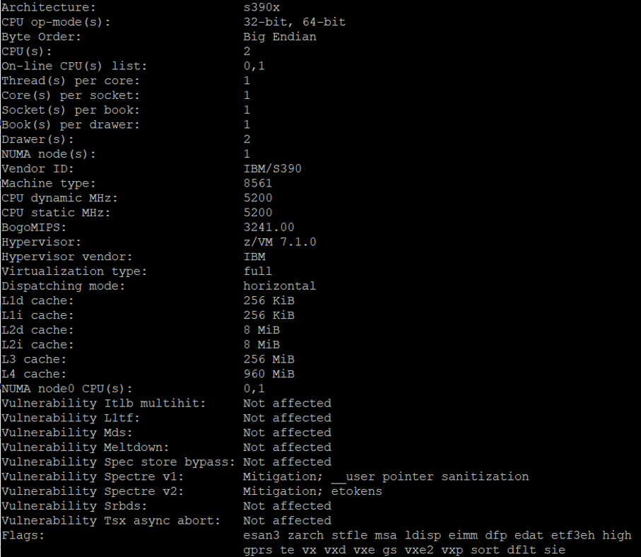 How Big Is The Cpu Main Memory 1
