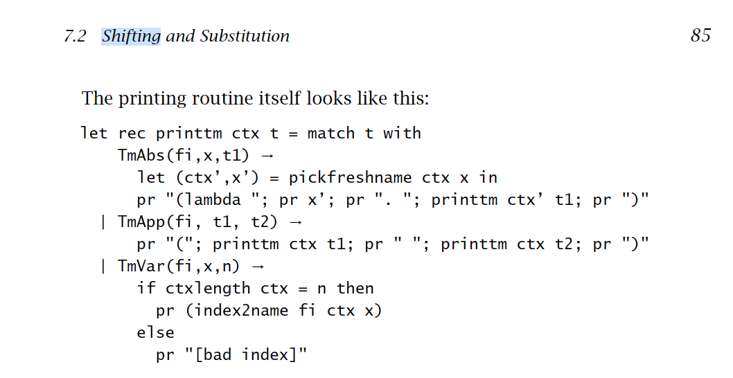 Use Book Types And Programming Languages As Reference What Are The Roles Of Pickfreshname Operation And The Condition Ct 1