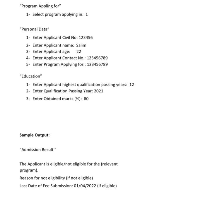 Programming Exercise 3 Assessment Component B Weight 12 From 60 This Exercise Is To Develop Programming Skills In Compar 3