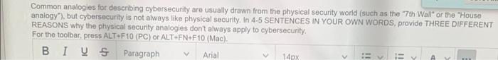 Common Analogies For Describing Cybersecurity Are Usually Drawn From The Physical Security World Such As The 7th Wall 1