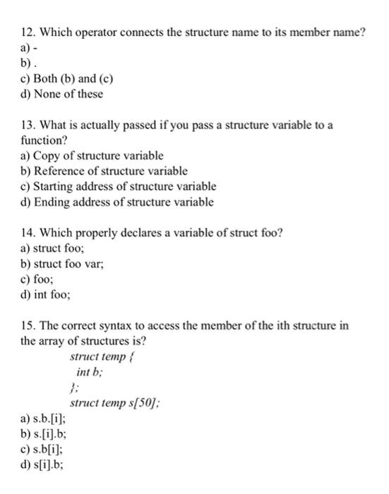 8 Select A Function Which Is Used To Write A String To A File A Pits B Putc C Fputs D Fgets 9 If There Is A 2