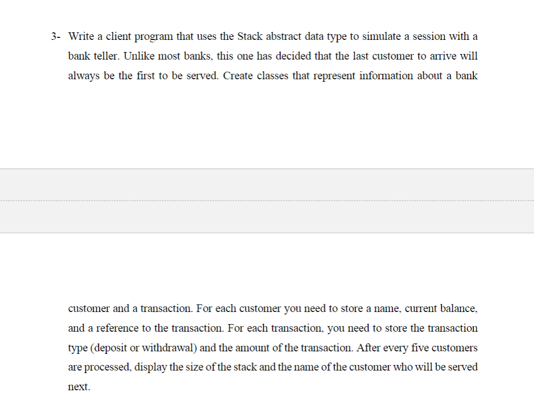 Please Implement A Program With All The Functionality Listed Below In C Using The Standard Template Library Please Al 1