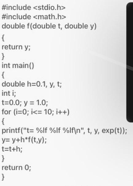 X 3x 4x 0 X 0 2 X 0 2 Write A C Program To Solve The Differential Equation Using Euler Method 40 Pts 2