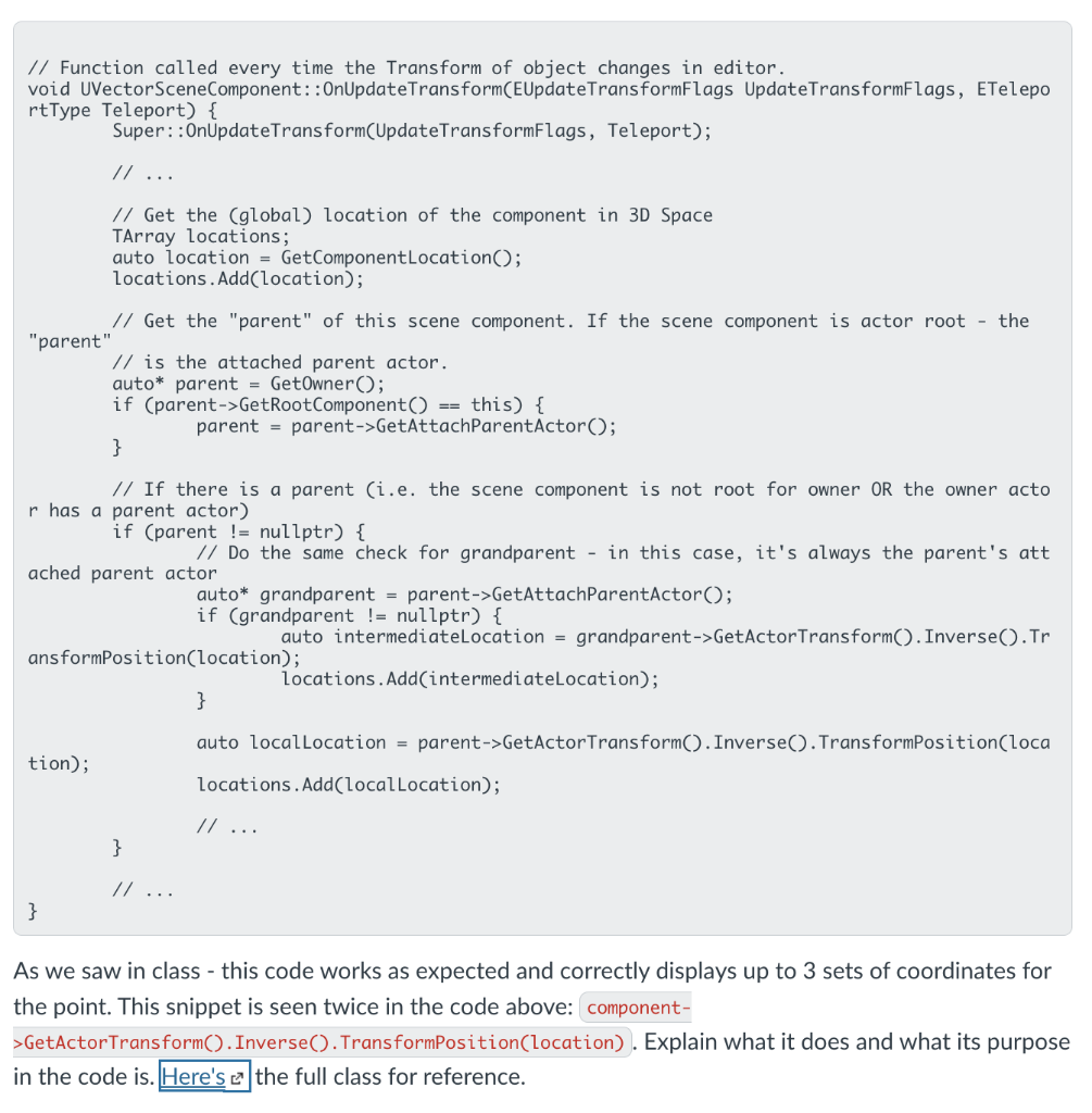Function Called Every Time The Transform Of Object Changes In Editor Void Uvectorscenecomponent Onupdatetransform E 1