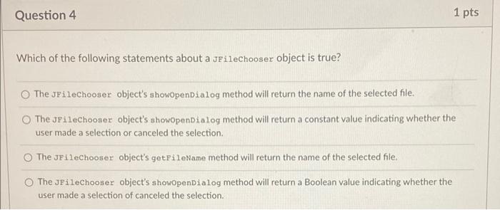 Question 30 When Reading Input With A Scanner Object Which Of The Following Statements Is True If There Is No Number A 3