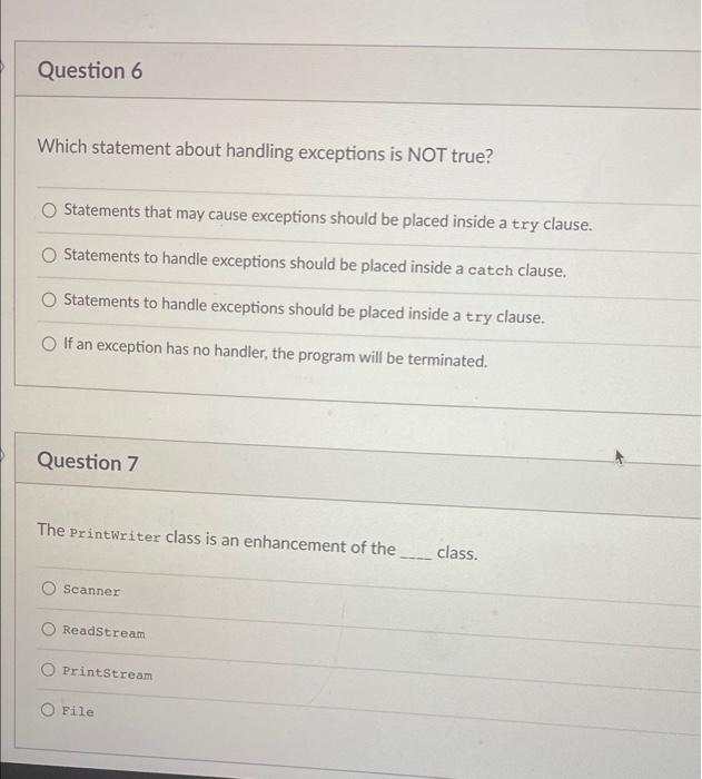 1 Pts Question 4 Which Of The Following Statements About A Ufilechooser Object Is True The Jfilechooser Object S Showop 2