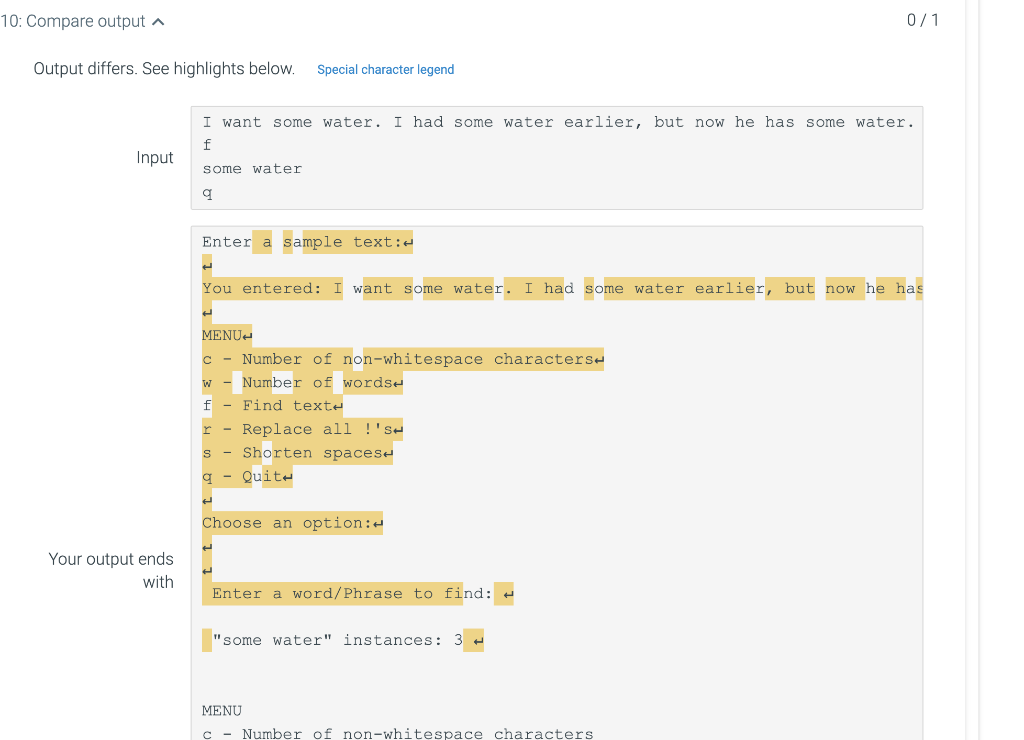 Can Anyone Fix My Code 5 14 Lab Program Authoring Assistant 1 Prompt The User To Enter A String Of Their Choosing 1