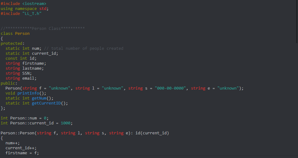 C Please Lab On Virtual Functions School Virtual Cpp Make A Copy Of School Cpp And Name It School Virtual Cpp Get An I 3