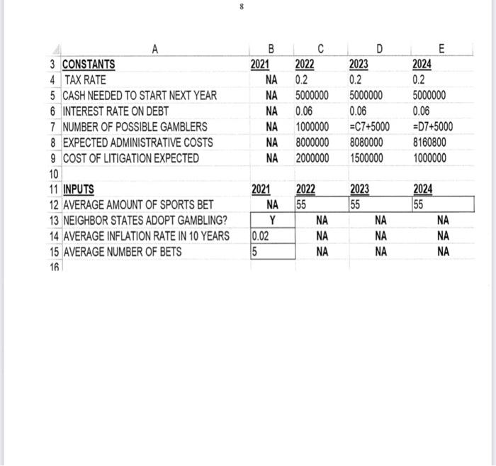 Section B 40 Marks Refer To Table I Write The Excel Formula For Each Sell Marked With 7 In Column C Such That Formul 4