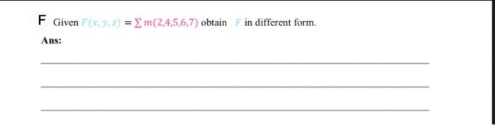 D The Number Of Bits Needed To Represent 78 Unique Ids Ns E Using 2 S Complement The Largest Negative Number With T 3